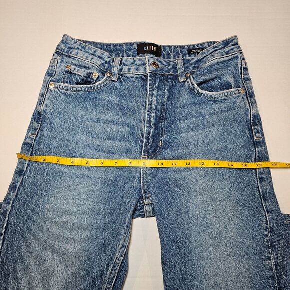 Rails The Sunset Jeans Sz 27 High Rise Ankle Flare Slim Fit Medium Wash Denim - Picture 10 of 13